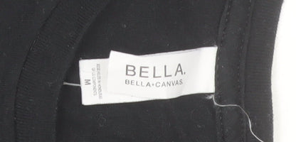 Bella+Canvas Womens Black Taekwondo Print Cotton T-Shirt Medium