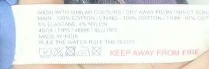 Fat Face Girls Multicoloured 10-11 Years A-Line Cotton Checked Skirt