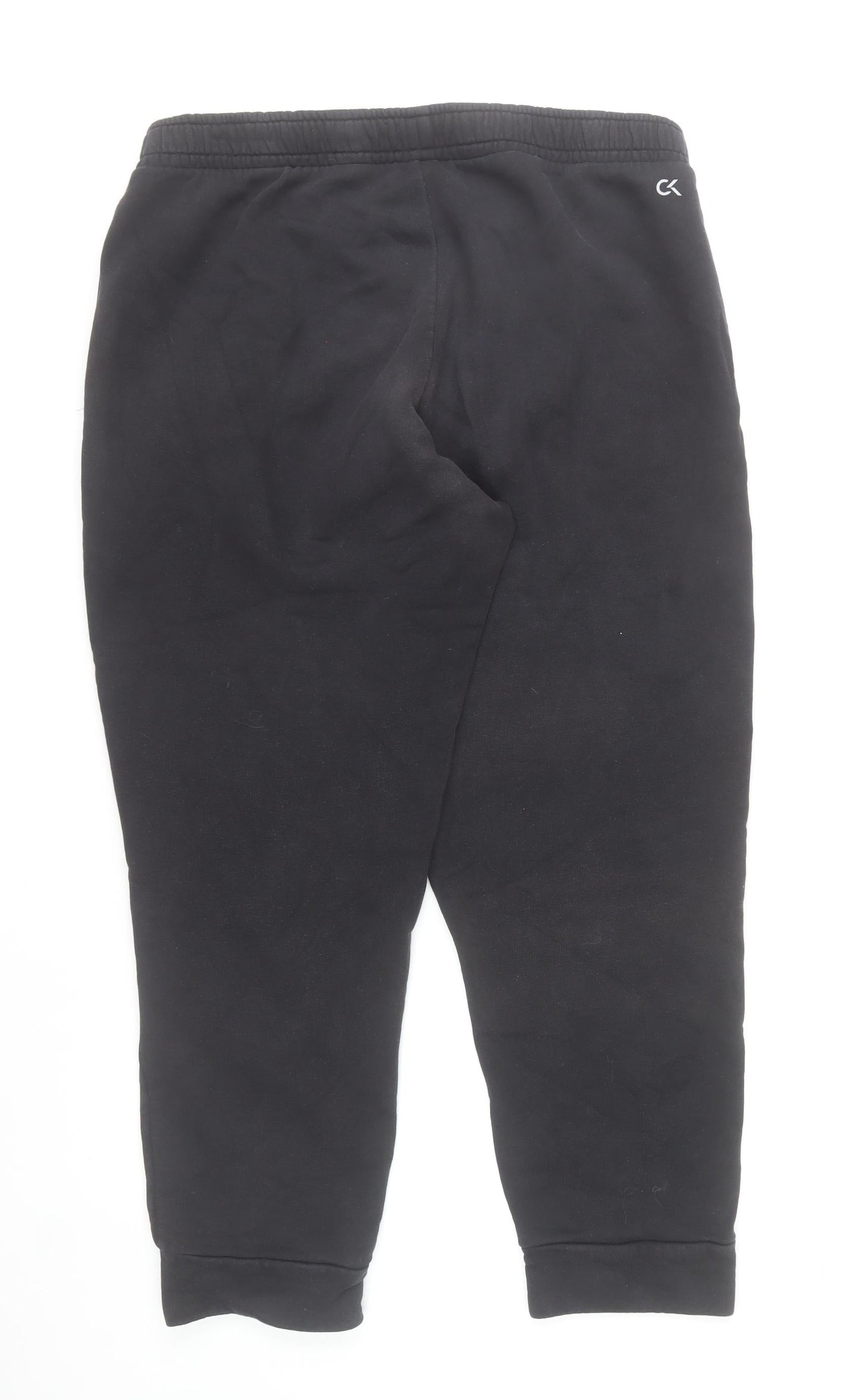 Calvin Klein Men's Black Jogger Trousers XL Cotton Blend