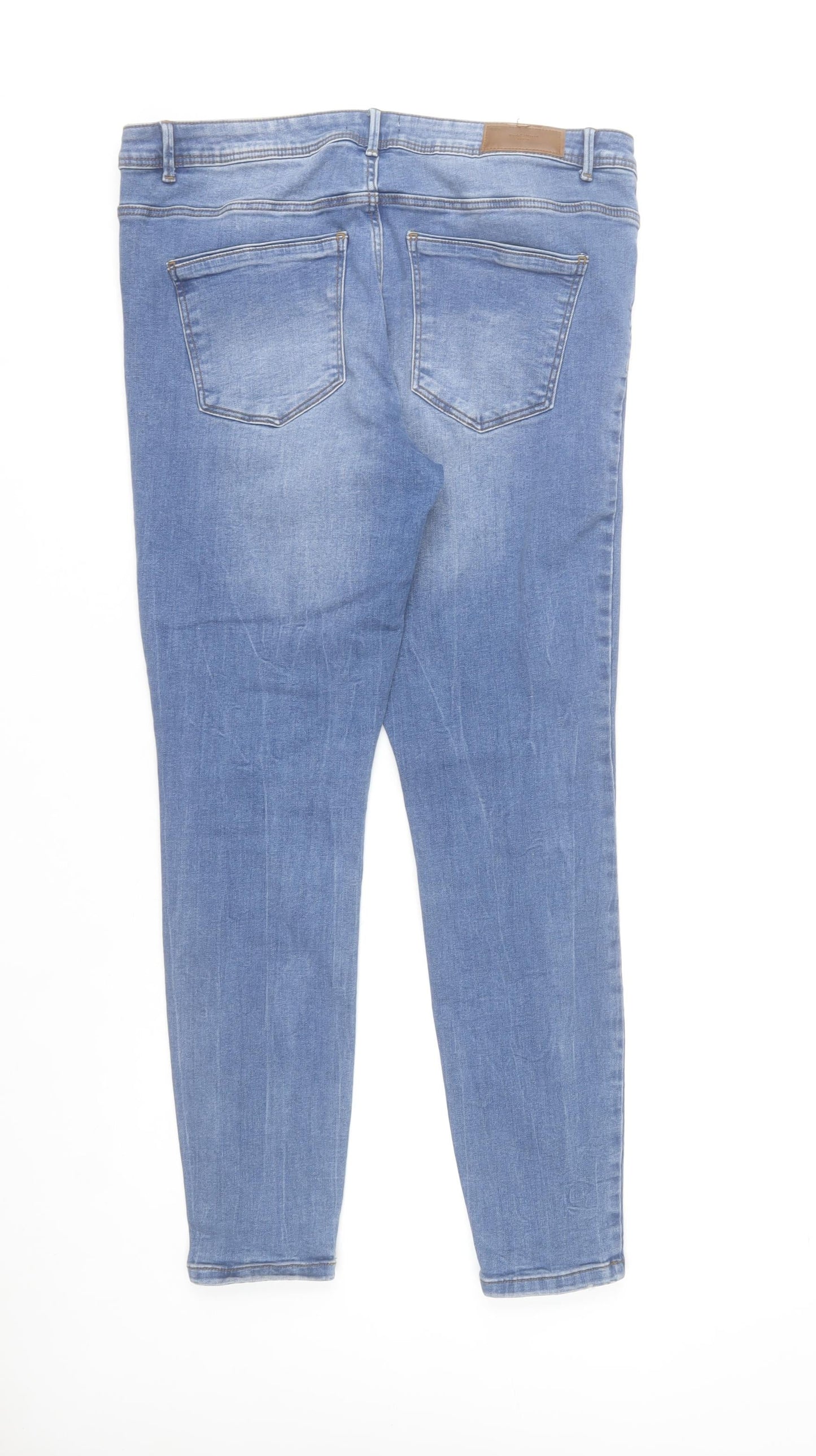 Vero Moda Women Blue Skinny Denim Jeans Size XL 30in Waist