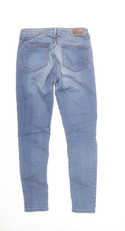 Fat Face Women’s Blue Denim Jegging Jeans Size 8 Slim Fit Mid Rise