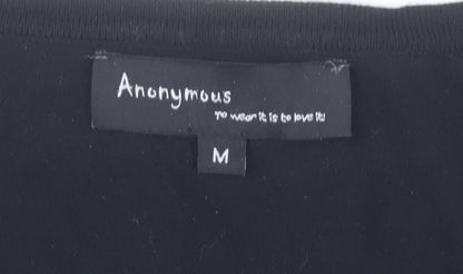 Anonymous Women's Multicoloured Striped Pullover Jumper Size M