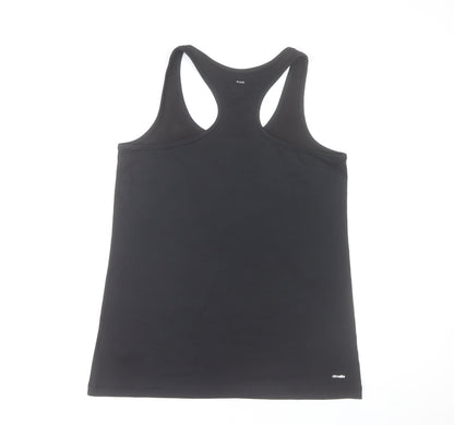 Adidas Womens Black Climalite Racerback Tank Top Size M 12-14
