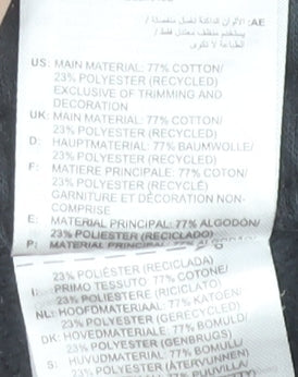 Adidas Men's Black Cargo Jogger Trousers Size S Cotton Blend