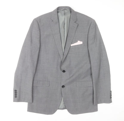 Mens UK Size 40 Moss 1851 Regular Grey Suit Jacket