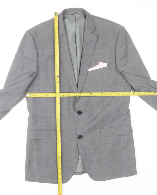 Mens UK Size 40 Moss 1851 Regular Grey Suit Jacket
