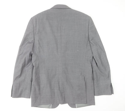 Mens UK Size 40 Moss 1851 Regular Grey Suit Jacket