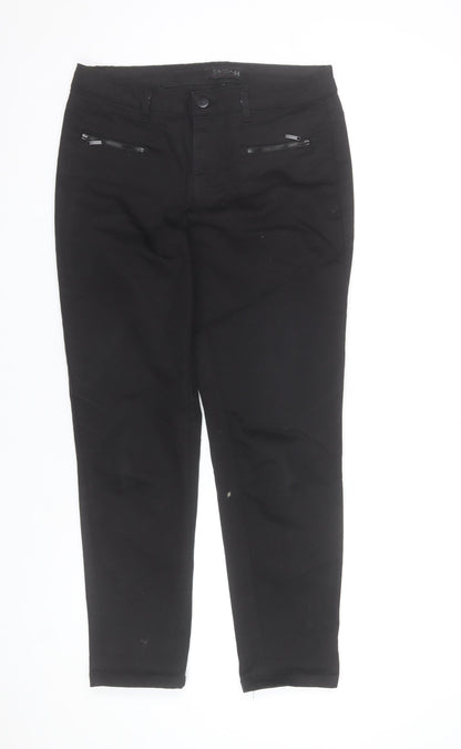 Savida Women's Black Skinny Jeans Size 10 Slim Fit Mid Rise Stretch
