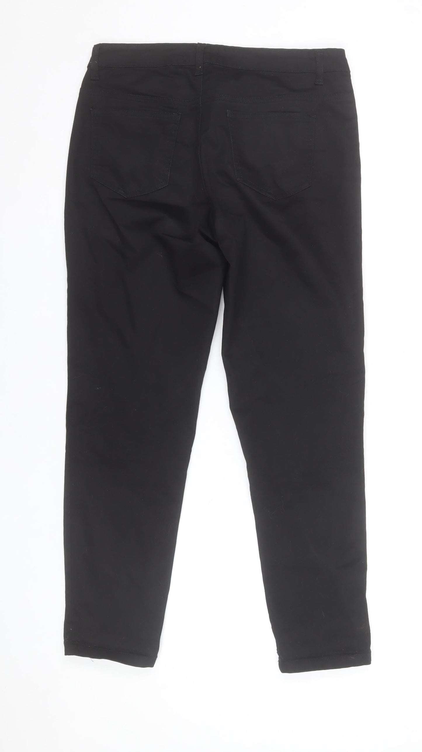 Savida Women's Black Skinny Jeans Size 10 Slim Fit Mid Rise Stretch