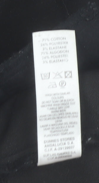 Savida Women's Black Skinny Jeans Size 10 Slim Fit Mid Rise Stretch