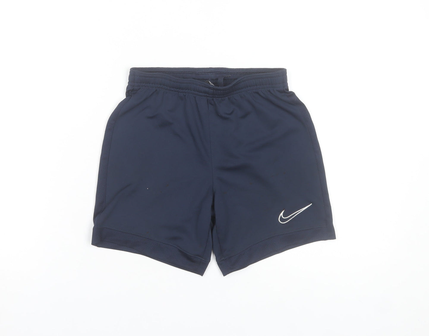 Nike Boys Navy Blue Dri-FIT Athletic Shorts Size S (128-137cm) Lightweight