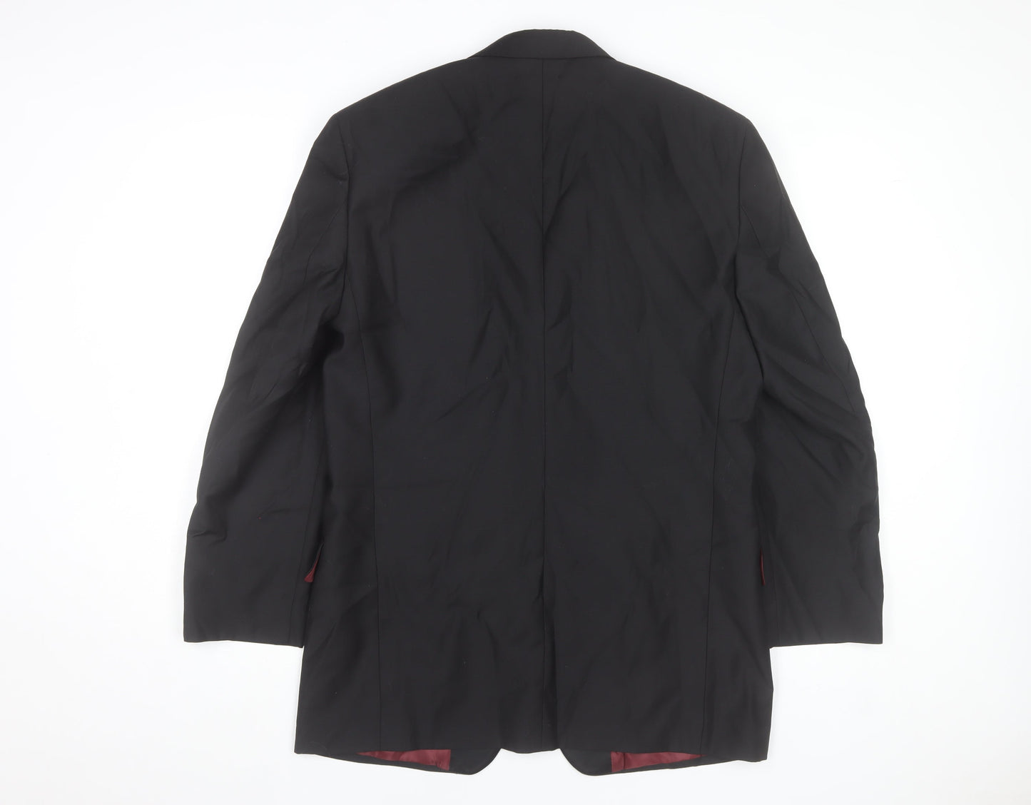 Mens UK Size 40 Scott & Taylor Regular Black Suit Jacket