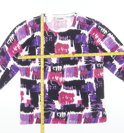 Gerard Womens Multicoloured Long Sleeve Pullover Jumper Size 10/12
