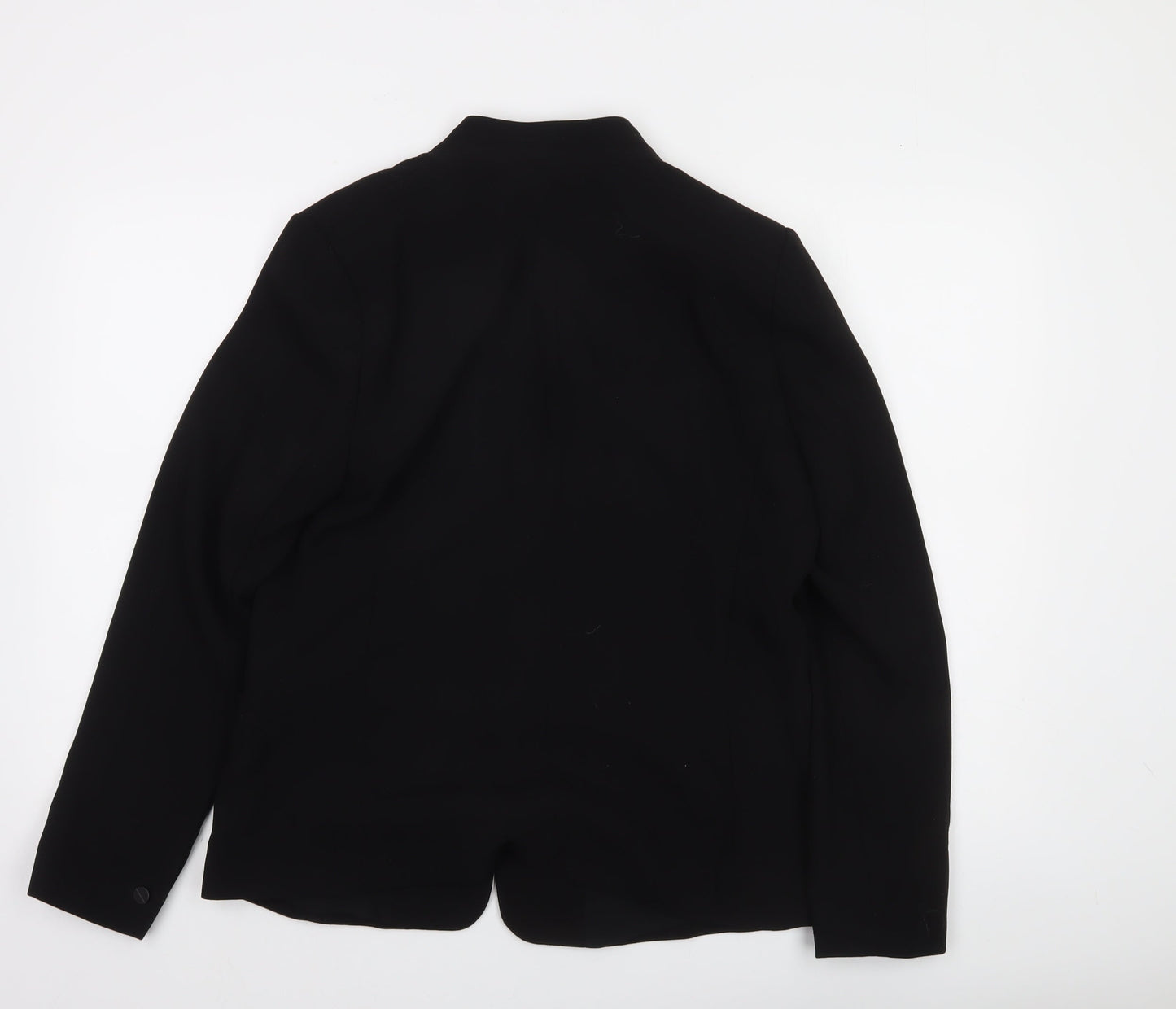 Next Women's Black Tailored One-Button Blazer Size 14