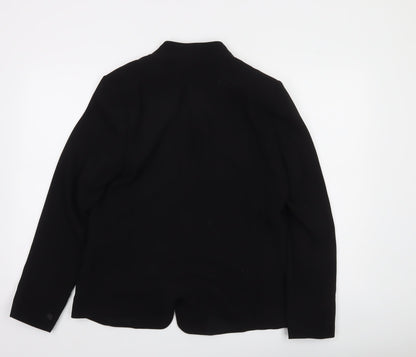 Next Women's Black Tailored One-Button Blazer Size 14