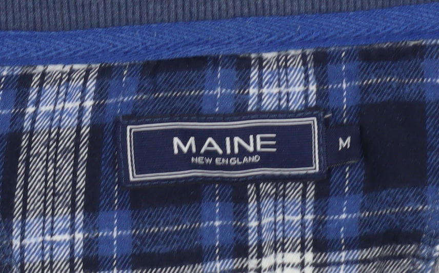 Maine New England Men’s Grey 1/2 Zip Sweatshirt Size M