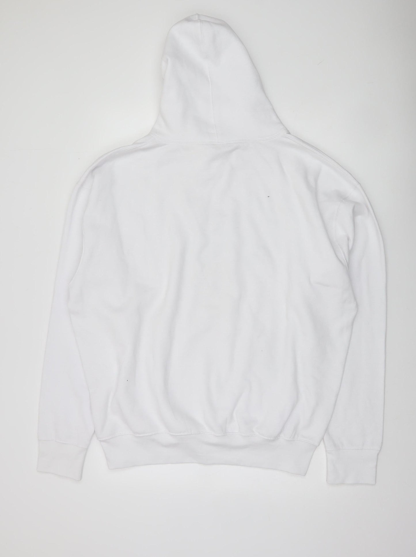 Casual Classics Men’s White 2XL Pullover Hoodie Graphic Print Funny Quote