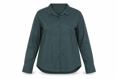 Lareida Women’s Green Cotton Button-Up Shirt Size 12