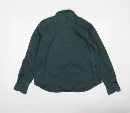 Lareida Women’s Green Cotton Button-Up Shirt Size 12