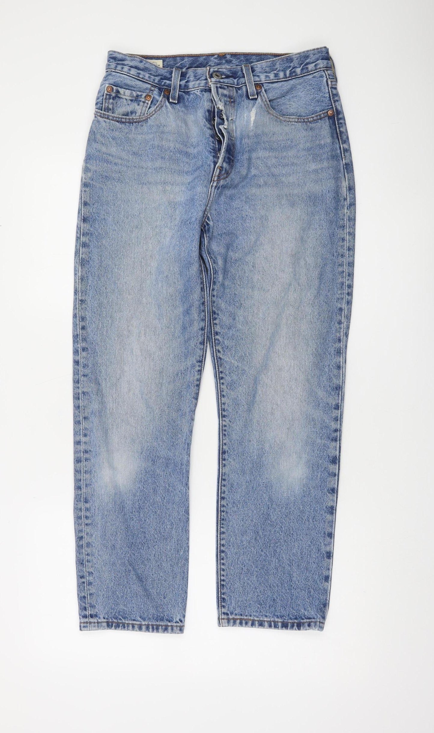 Levi's Premium Women's Blue Straight Leg Jeans W28 L28 100% Cotton