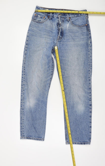 Levi's Premium Women's Blue Straight Leg Jeans W28 L28 100% Cotton