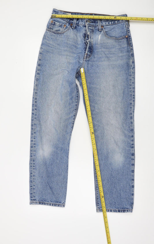 Levi's Premium Women's Blue Straight Leg Jeans W28 L28 100% Cotton