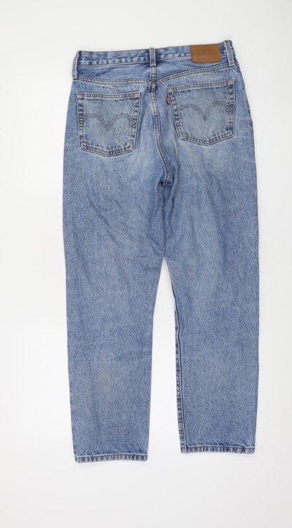 Levi's Premium Women's Blue Straight Leg Jeans W28 L28 100% Cotton