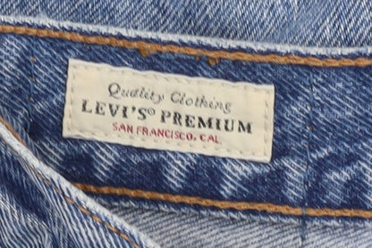 Levi's Premium Women's Blue Straight Leg Jeans W28 L28 100% Cotton