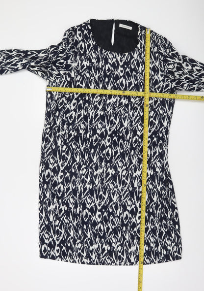 Windsmoor Women's Black Geometric Shift Dress Size 14