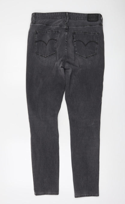 Levi's Womens Grey 721 High Rise Skinny Jeans Size 31