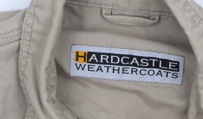 Hardcastle Weathercoats Men's Beige Cotton Full Zip Jacket M