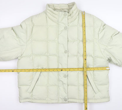 C&A Women Ivory Puffer Jacket Size 18-20 Quilted Winter Coat