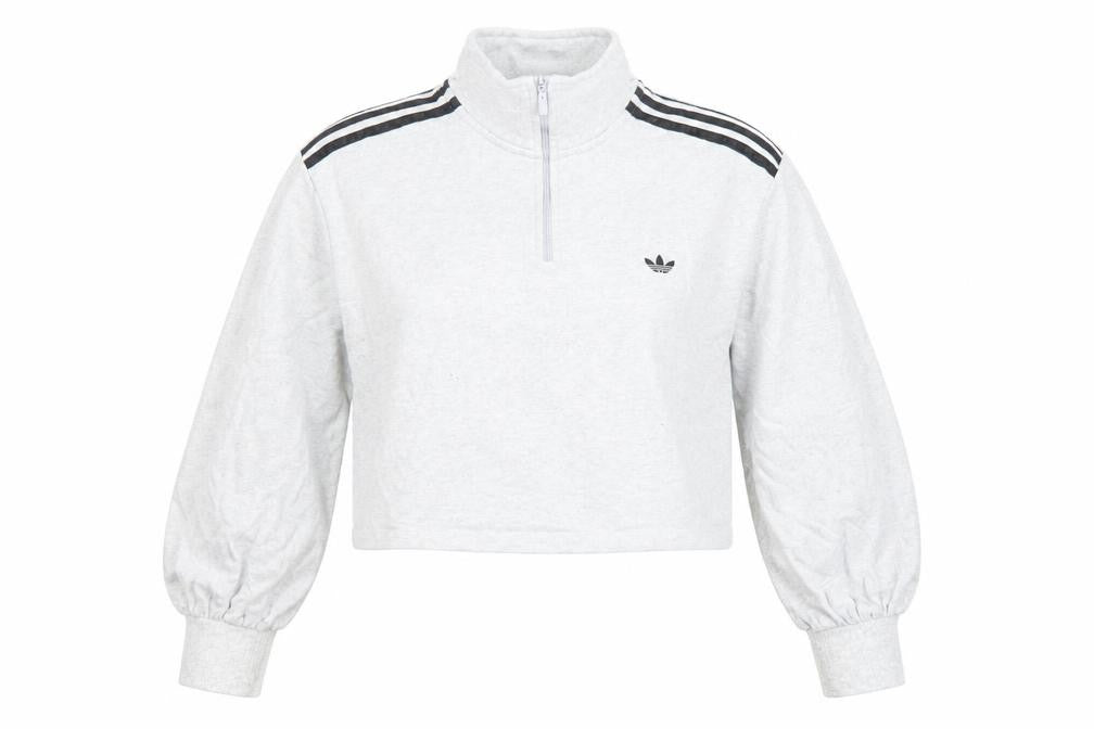 Womens UK Size M adidas Grey Pullover Sweatshirt