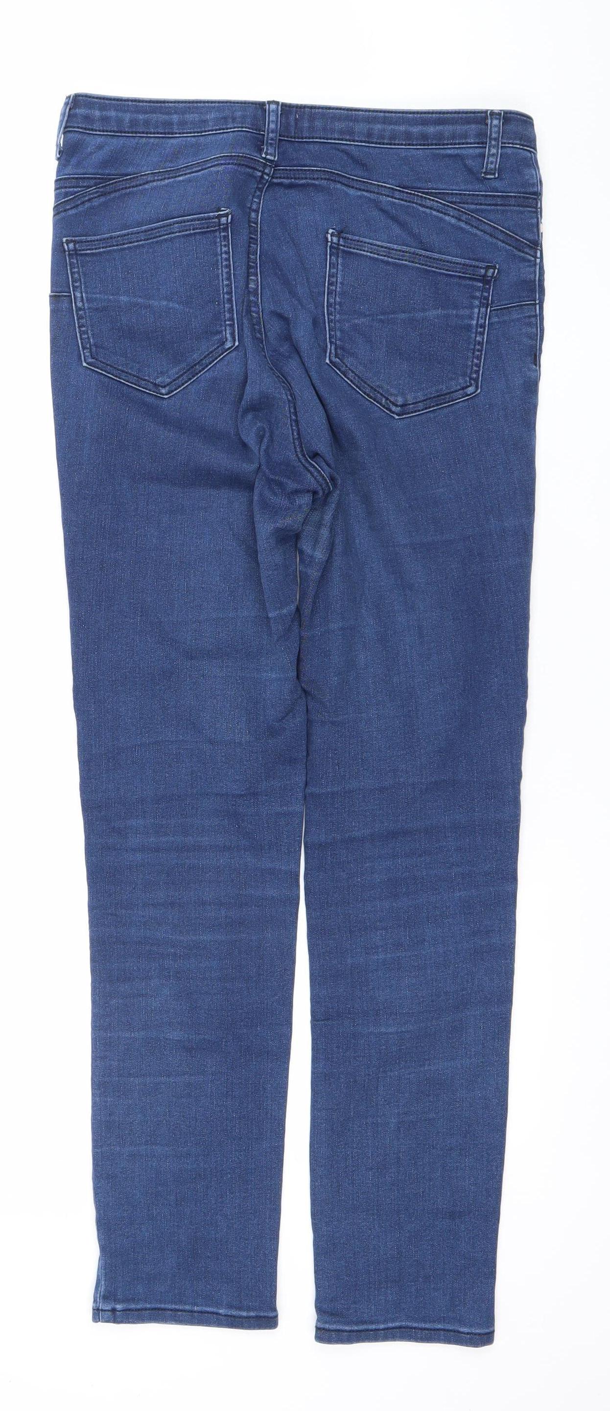 Gallery Women Blue Skinny Slim Fit Jeans UK 12