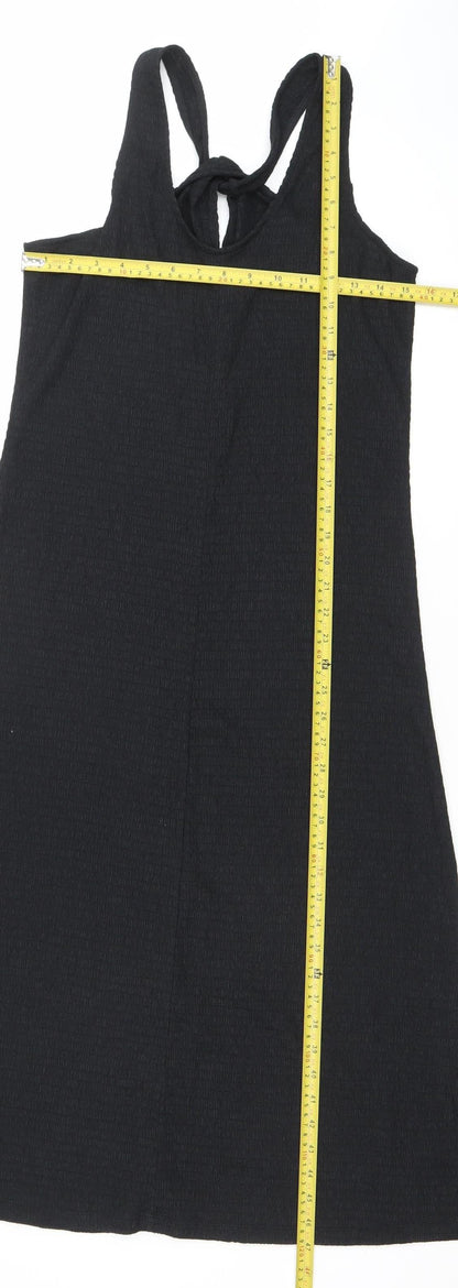 Dunnes Stores Women’s Black XS A-Line Jersey Sleeveless Dress