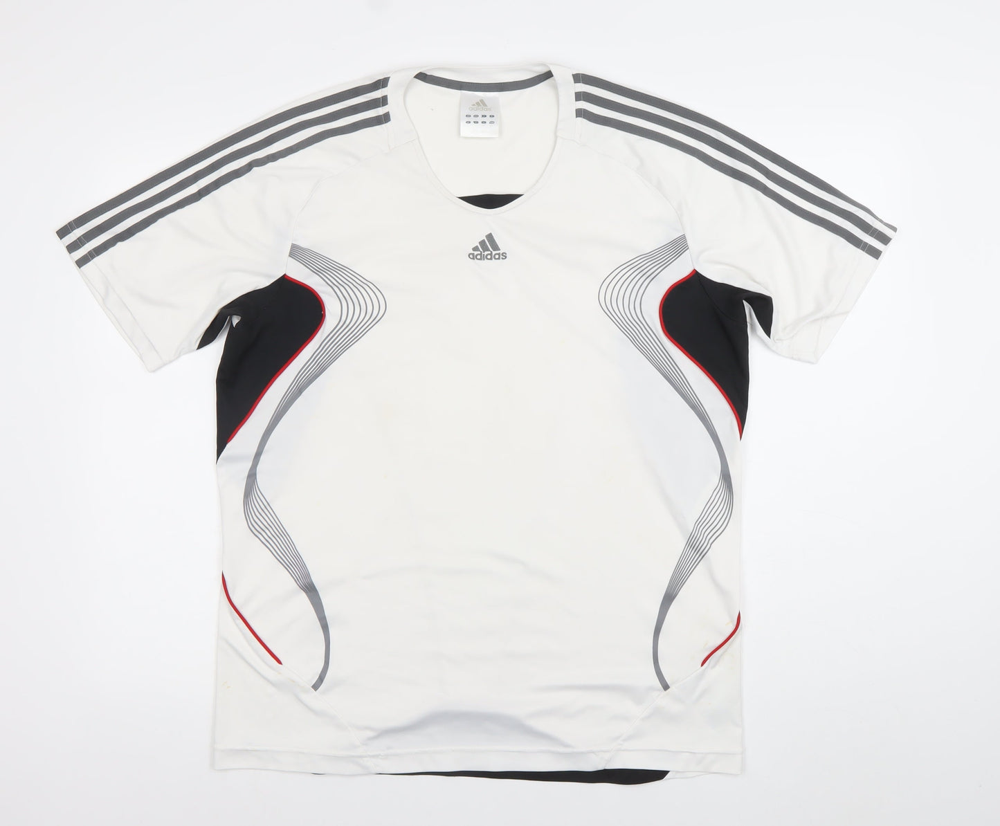 Adidas Men’s White Athletic Gym Training T-Shirt Size L