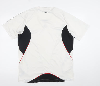 Adidas Men’s White Athletic Gym Training T-Shirt Size L