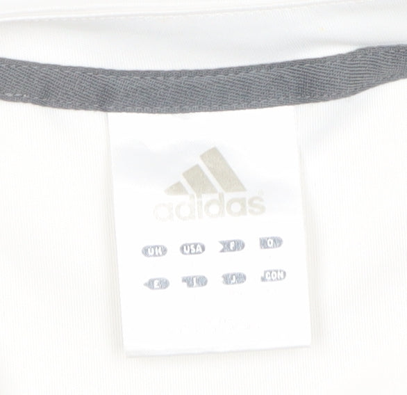 Adidas Men’s White Athletic Gym Training T-Shirt Size L