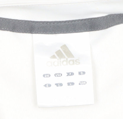 Adidas Men’s White Athletic Gym Training T-Shirt Size L