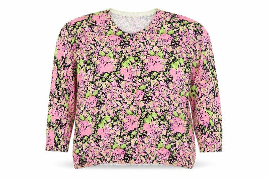 Contemporary Apt. 9 Edge Women's Multicoloured Floral Knit Cardigan XL