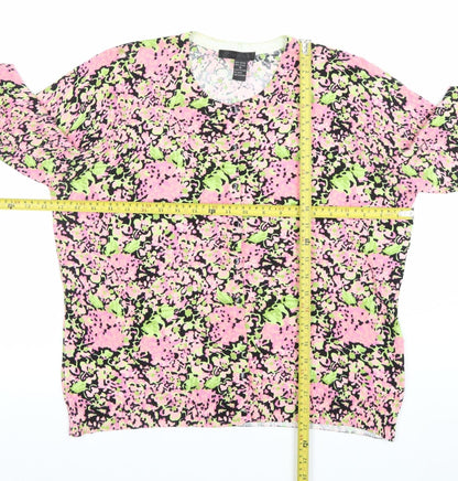 Contemporary Apt. 9 Edge Women's Multicoloured Floral Knit Cardigan XL