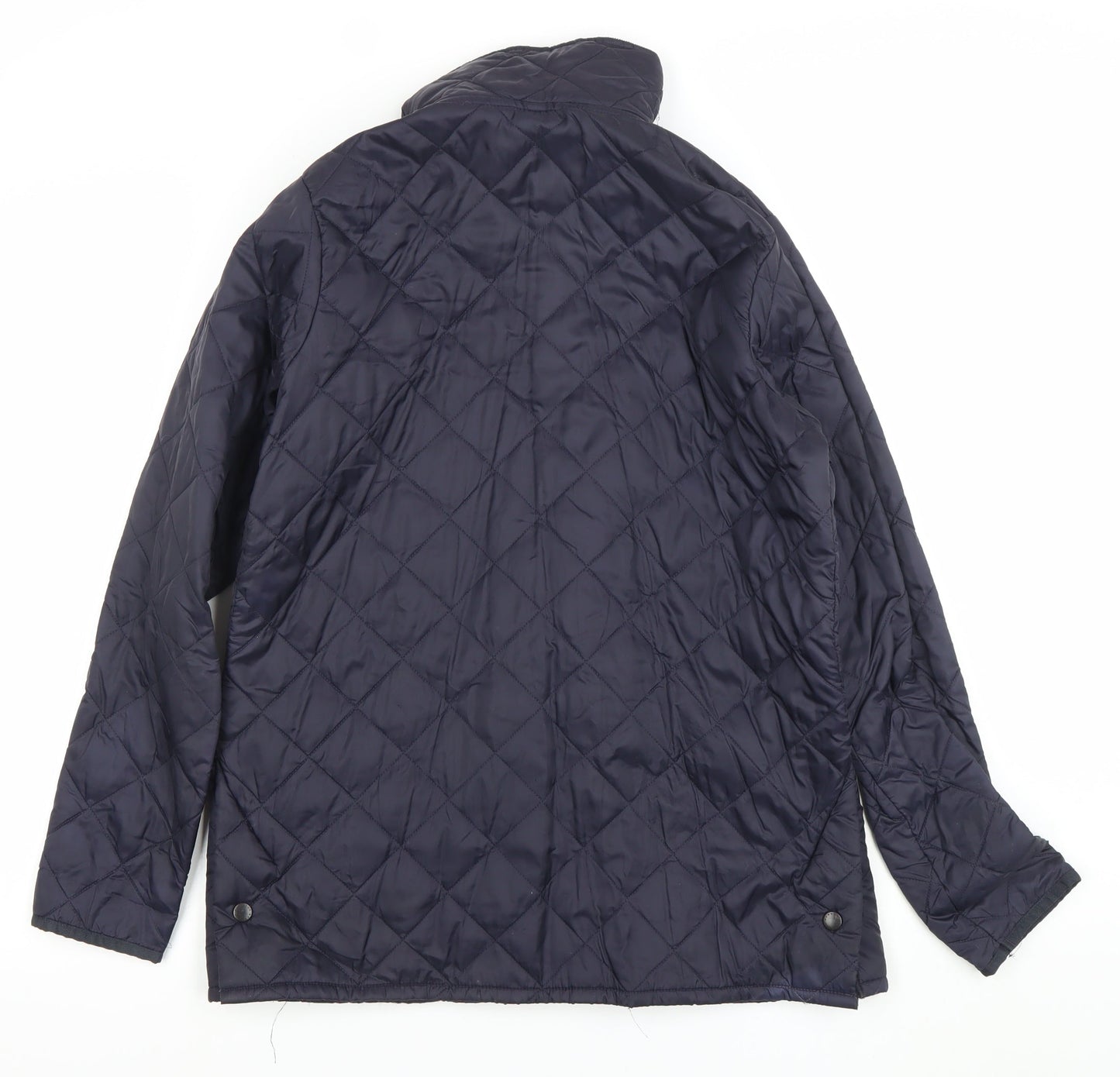 Barbour Women's Blue Quilted Mid-Length Jacket Size 2XL