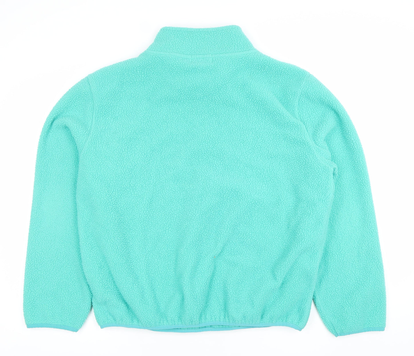 West Quay Women’s Turquoise Fleece 1/4 Zip Pullover Sweatshirt Size 16