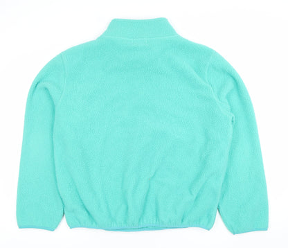 West Quay Women’s Turquoise Fleece 1/4 Zip Pullover Sweatshirt Size 16
