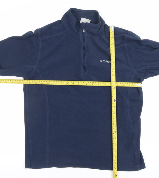 Columbia Women’s Blue Fleece 1/2 Zip Jacket Size S Regular Fit