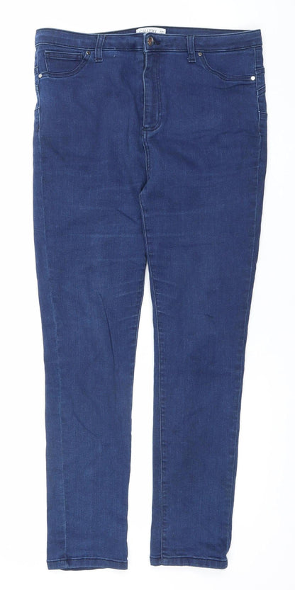 Gallery Women's Blue Skinny Jeans Size 16 Slim Fit Denim