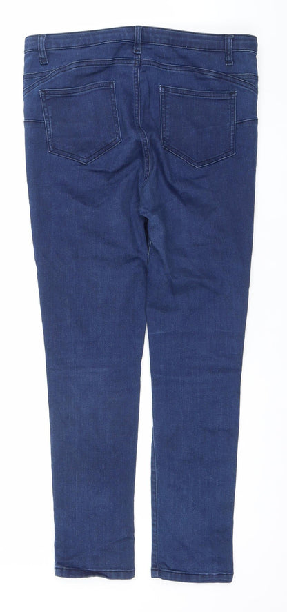 Gallery Women's Blue Skinny Jeans Size 16 Slim Fit Denim