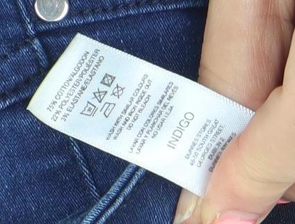 Gallery Women's Blue Skinny Jeans Size 16 Slim Fit Denim