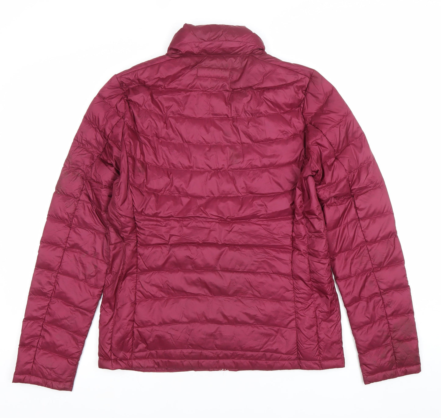 Coercion London Women's Red Puffer Jacket Size 12 Lightweight Down