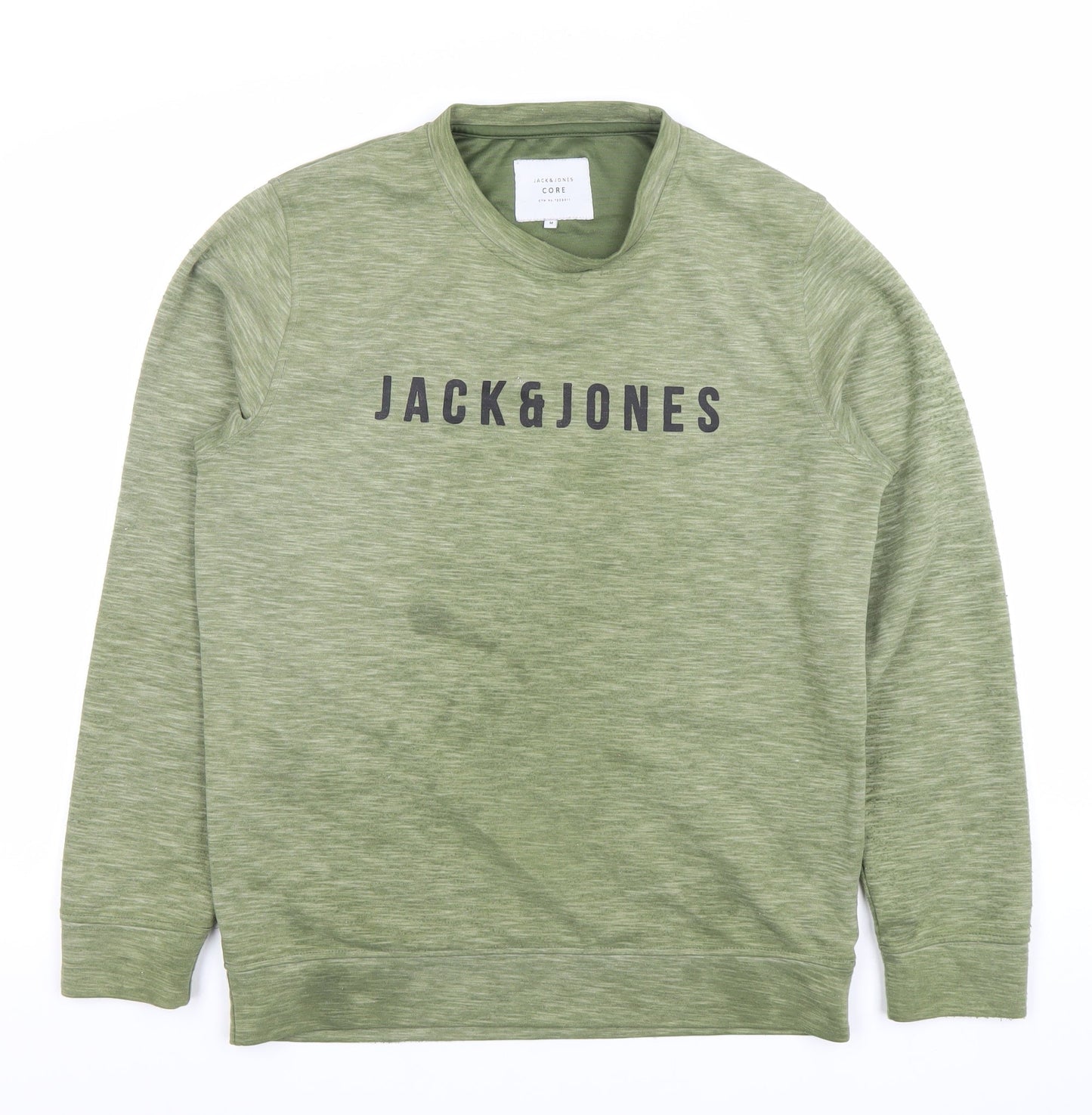 Mens UK Size M JACK & JONES Green Pullover Sweatshirt